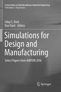 Enlarge image Cover: Simulations for Design and Manufacturing - Springer