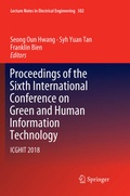 Cover: Proceedings of the Sixth International Conference on Green and Human Information Technology - Springer