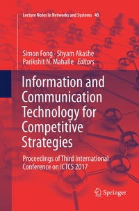 Enlarge image Cover: Information and Communication Technology for Competitive Strategies - Springer