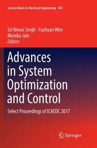 Enlarge image Cover: Advances in System Optimization and Control - Springer