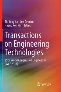 Enlarge image Cover: Transactions on Engineering Technologies - Springer