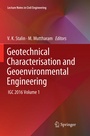 Cover: Geotechnical Characterisation and Geoenvironmental Engineering - Springer