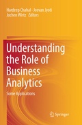 Cover: Understanding the Role of Business Analytics - Springer