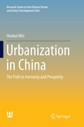 Cover: Urbanization in China - Springer