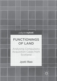 Enlarge image Cover: Functionings of Land - Springer
