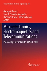 Enlarge image Cover: Microelectronics, Electromagnetics and Telecommunications - Springer