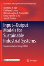 Cover: Input-Output Models for Sustainable Industrial Systems - Springer