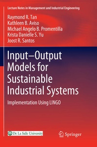 Enlarge image Cover: Input-Output Models for Sustainable Industrial Systems - Springer