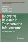 Cover: Innovative Research in Transportation Infrastructure - Springer