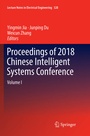 Cover: Proceedings of 2018 Chinese Intelligent Systems Conference - Springer