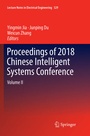 Cover: Proceedings of 2018 Chinese Intelligent Systems Conference - Springer