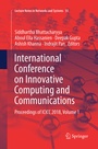 Cover: International Conference on Innovative Computing and Communications - Springer