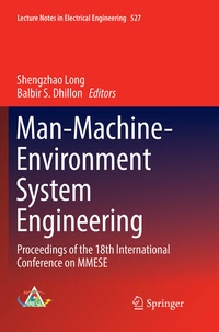 Enlarge image Cover: Man-Machine-Environment System Engineering - Springer