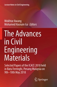 Enlarge image Cover: The Advances in Civil Engineering Materials - Springer