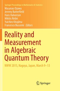 Enlarge image Cover: Reality and Measurement in Algebraic Quantum Theory - Springer