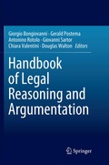 Cover: Handbook of Legal Reasoning and Argumentation - Springer
