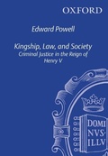Cover: Kingship, Law, and Society - OUP eBook