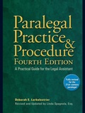 Bild: Paralegal Practice & Procedure Fourth Edition - Prentice Hall Press