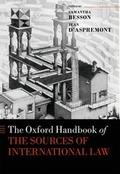 Cover: The Oxford Handbook of the Sources of International Law - OUP eBook