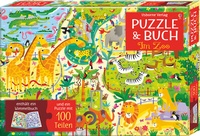 Abbildung von: Puzzle & Buch: Im Zoo - Usborne