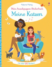 Abbildung von: Mein Anziehpuppen-Stickerbuch: Meine Katzen - Usborne