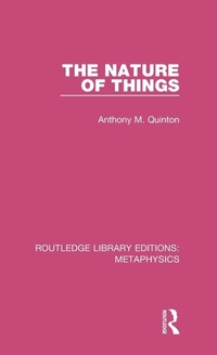 Enlarge image Cover: The Nature of Things - Routledge