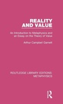 Cover: Reality and Value - Routledge