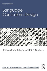 Enlarge image Cover: Language Curriculum Design - Routledge