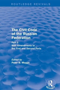 Enlarge image Cover: Civil Code of the Russian Federation: Pts. 1, 2 & 3 - Routledge