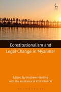 Cover: Constitutionalism and Legal Change in Myanmar - Hart Publishing