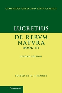 Enlarge image Cover: Lucretius: De Rerum NaturaBook III - Cambridge University Press