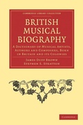 Cover: British Musical Biography - Cambridge University Press