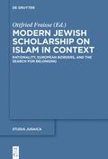 Cover: Modern Jewish Scholarship on Islam in Context - De Gruyter