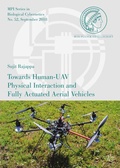 Cover: Towards Human-UAV Physical Interaction and Fully Actuated Aerial Vehicles - Logos Berlin