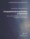 Cover: Europapolitische Koordination in &Ouml;sterreich - innsbruck university press