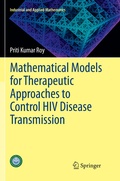 Cover: Mathematical Models for Therapeutic Approaches to Control HIV Disease Transmission - Springer