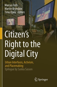 Enlarge image Cover: Citizen's Right to the Digital City - Springer