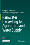 Cover: Rainwater Harvesting for Agriculture and Water Supply - Springer