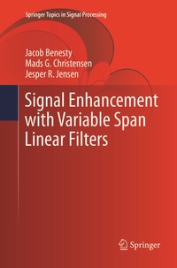 Enlarge image Cover: Signal Enhancement with Variable Span Linear Filters - Springer