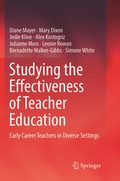 Cover: Studying the Effectiveness of Teacher Education - Springer