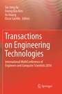 Cover: Transactions on Engineering Technologies - Springer