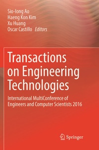 Enlarge image Cover: Transactions on Engineering Technologies - Springer