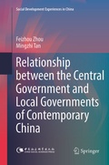 Cover: Relationship between the Central Government and Local Governments of Contemporary China - Springer