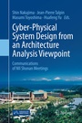 Cover: Cyber-Physical System Design from an Architecture Analysis Viewpoint - Springer