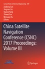 Cover: China Satellite Navigation Conference (CSNC) 2017 Proceedings: Volume III - Springer