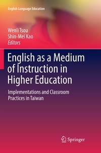 Enlarge image Cover: English as a Medium of Instruction in Higher Education - Springer