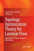 Cover: Topology Optimization Theory for Laminar Flow - Springer
