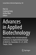 Cover: Advances in Applied Biotechnology - Springer