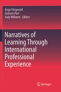Cover: Narratives of Learning Through International Professional Experience - Springer