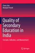 Cover: Quality of Secondary Education in India - Springer